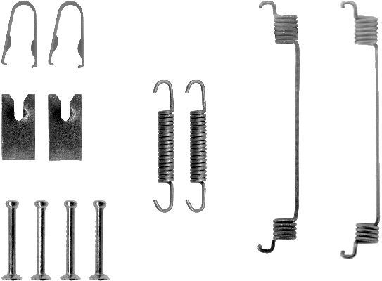 HELLA PAGID Tarvikesarja, jarrukengät 8DZ 355 200-581